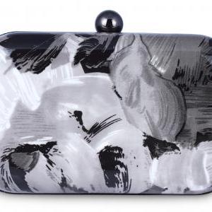 Fashion Glossy Printing Pu Leather Clutches..
