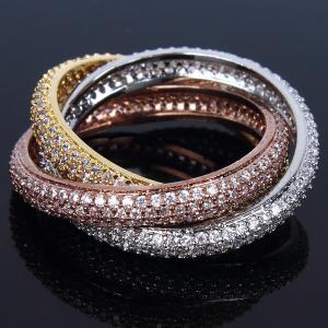 Latest Design 3 Binder Rings For Wedding Party..