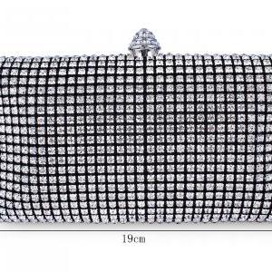 Full Crystal Evening Clutch Bag Design With 120 Cm..