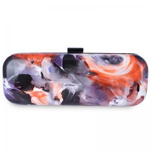 Color Printing Pu Fashion Clutches Evening Bag..