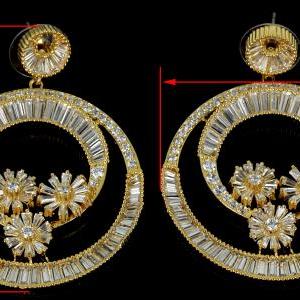 Brand Fashion Jewelery 2014 Earrings Paved Aaa..