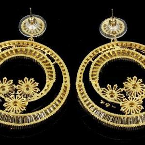Brand Fashion Jewelery 2014 Earrings Paved Aaa..