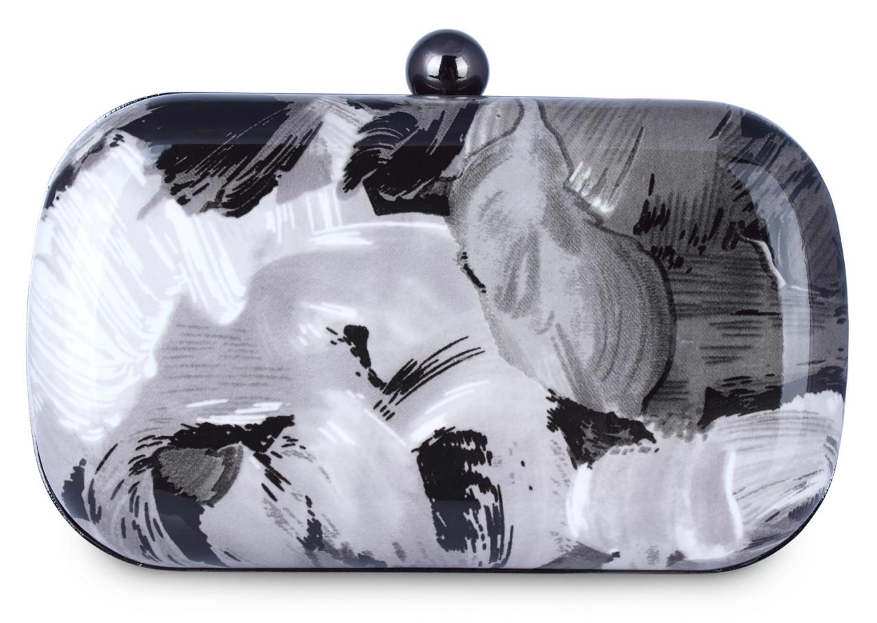 Fashion Glossy Printing Pu Leather Clutches Evening Bags Wholesale With 120 Cm Long Chain G0392103